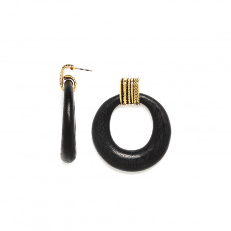 black earrings "Andalouse"
