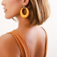 tangerine earrings "Andalouse" - 