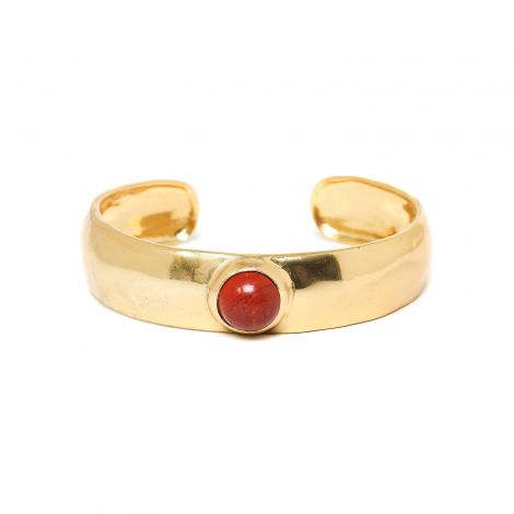 bracelet jaspe rouge "Bellagio"