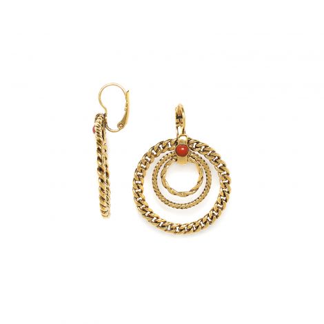 red jasper earrings "Ophelia"