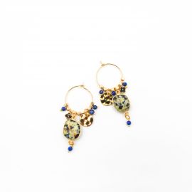 CARLA charm hoop earrings - L'atelier des Dames