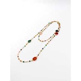CARLA multi-stone necklace - L'atelier des Dames