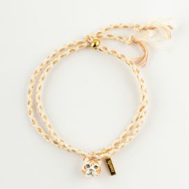 Bracelet cordon tigre blanc - 
