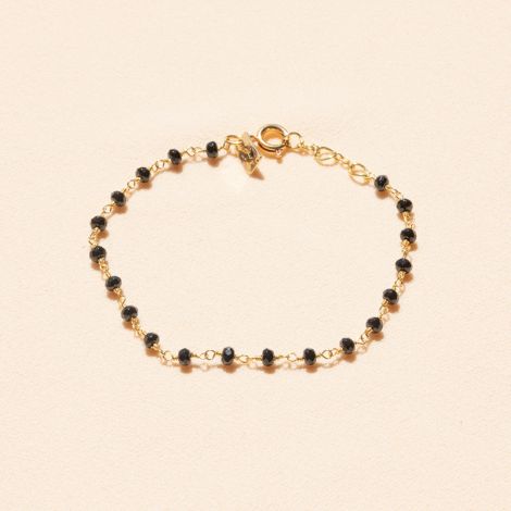 CAROLE black onyx stone bracelet