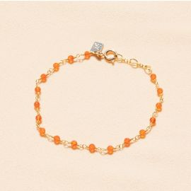 Bracelet pierres cornaline CAROLE - L'atelier des Dames