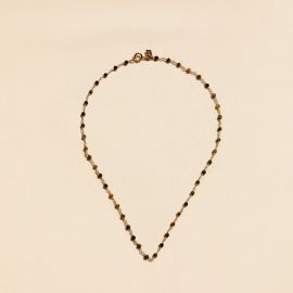 CAROLE Tiger Eye Stones Necklace - L'atelier des Dames