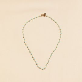 CAROLE amazonite stone necklace - L'atelier des Dames