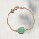 CATHY chrysoprase stones bracelet - L'atelier des Dames