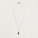 CATHY black onyx stone necklace - L'atelier des Dames
