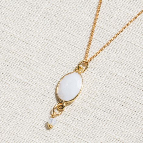CATHY mother-of-pearl stone necklace