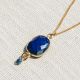 Collier pierres lapis lazuli CATHY - L'atelier des Dames