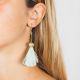 Hoop earrings Sweet Mint - 