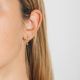 CARLA tiger and snake hoop earrings - 