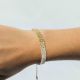 Gold, beige and silver SWIFT bracelet XS - Mishky