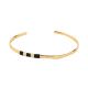 Black, white and gold AFRIKITA bracelet S - Mishky