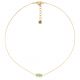 CORINTHE green thin necklace - 