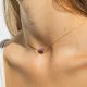 CORINTHE violet thin necklace - 