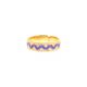 CORINTHE adjustable ring violet - Olivolga Bijoux