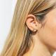 FEELING howlite stud earrings - Olivolga Bijoux