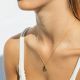 FEELING collier pendentif coeur corne noire - Olivolga Bijoux