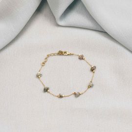 PEPITA bracelet ajustable labradorite - Olivolga Bijoux