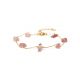 PEPITA bracelet ajustable quartz fraise - Olivolga Bijoux