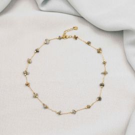 PEPITA labradorite short necklace - Olivolga Bijoux