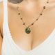 PEPITA labradorite necklace with pendant - Olivolga Bijoux
