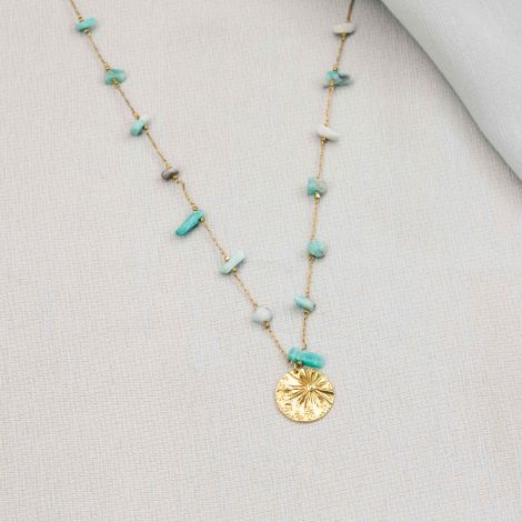 PEPITA amazonite necklace with pendant