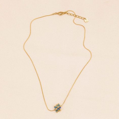 SEMILLA light blue grape necklace