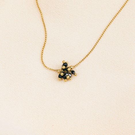 SEMILLA black grape necklace