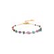 GURI looped violet beads bracelet "Les complices" - Franck Herval