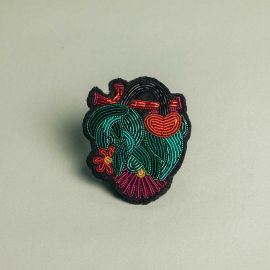 Brooch - Plant Heart - Galliera Museum - Macon & Lesquoy