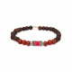 bracelet jaspe rouge "Bobine" - Nature Bijoux