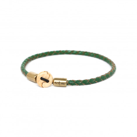 bracelet vert "Link"
