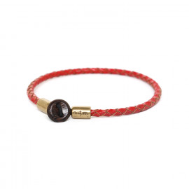 red bracelet "Link" - Nature Bijoux