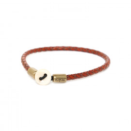bracelet marron "Link" - Nature Bijoux