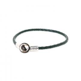 bracelet vert sapin "Link" - Nature Bijoux