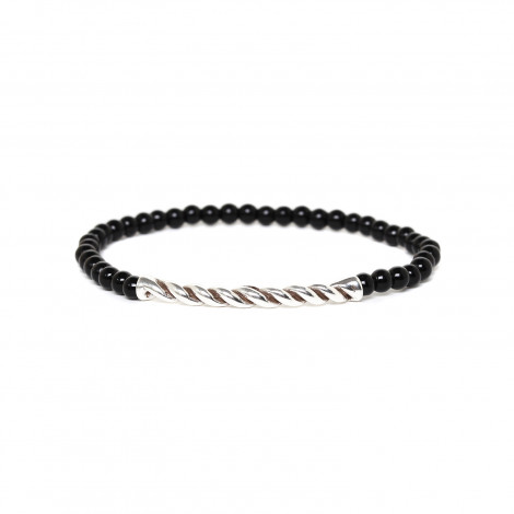 bracelet onyx "Spiral"