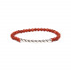 red jasper bracelet "Spiral" - Nature Bijoux