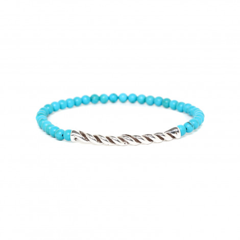 turquoise bracelet "Spiral"