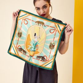 Silk scarf Cool cats - 