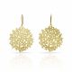 Large gold Hortensia earrings - RAS