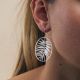 Silver earrings TROPIC - RAS