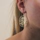 TROPIC golden earrings - RAS