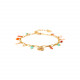 bracelet fermoir mousqueton multi pampilles "Celine" - Franck Herval