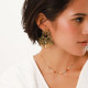 XL post earrings "Celine" - Franck Herval