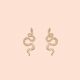 Snake earrings size S - 
