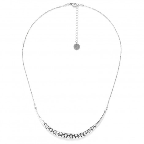 semi rigid necklace (silver) "Cranberries"