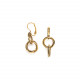 2 rings earrings "Golden gate" - Ori Tao